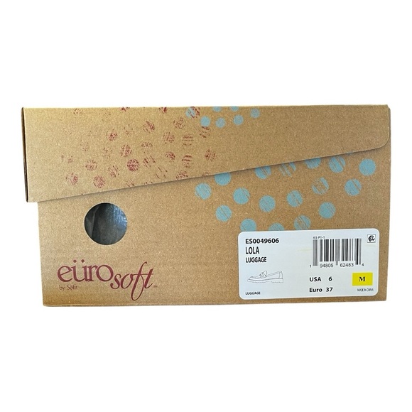 Eurosoft Lola Loafer Women’s Brown Slip On Lug Sole Support Footbed NIB Size 6 - Picture 10 of 10